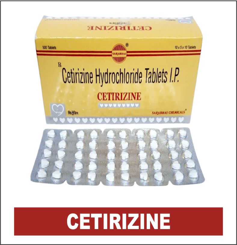 CETIRIZINE WHITE HEART SHAPE